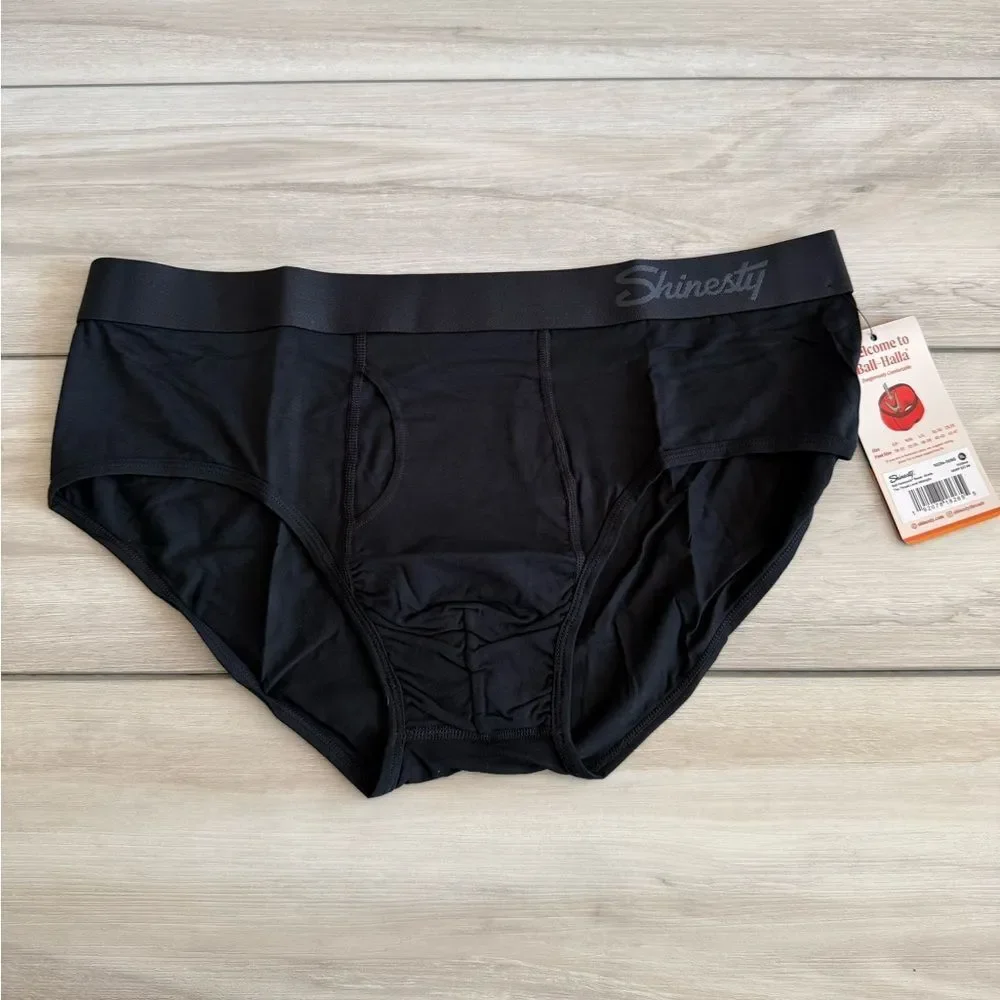 Shinesty Ball Hammock Briefs Black XL NWT IN PACKAGE